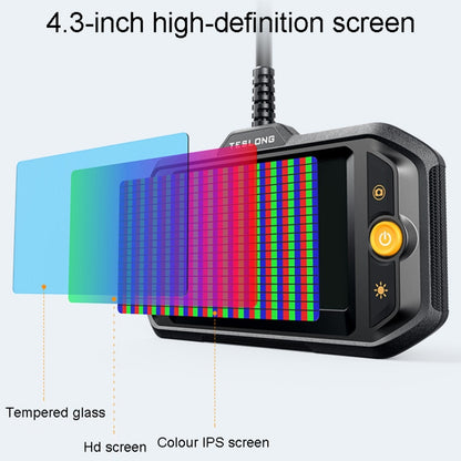 Teslong TS43S HD Camera Probe 4.3 Inch Screen All-In-One Industrial Borescope Auto Repair Tools, Specification: 7.9mm Three Lens -  by Teslong | Online Shopping South Africa | PMC Jewellery | Buy Now Pay Later Mobicred