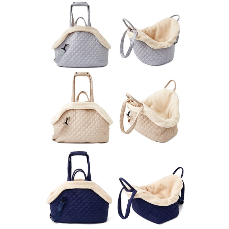Pet Handbag Autumn And Winter Shoulder Cat Outing Bag, Color: Large Beige Camel - Pet Bags by PMC TechLife | Online Shopping South Africa | PMC TechLife | Buy Now Pay Later Mobicred