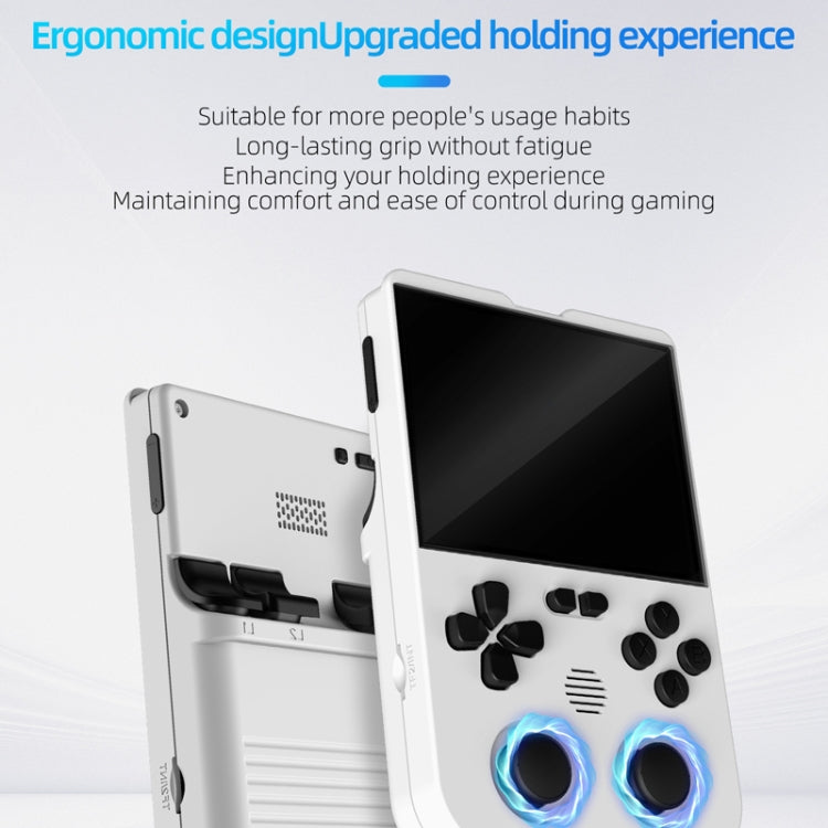 AMPOWN XU10 Handheld Game Console 3.5-Inch IPS Screen Linux System Portable Video Arcade 128G(White) - Pocket Console by AMPOWN | Online Shopping South Africa | PMC Jewellery | Buy Now Pay Later Mobicred