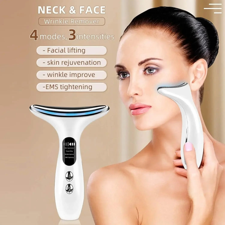 HY38 EMS Micro-Current Constant Temperature Neck Beauty Instrument Facial Introduction Device(Gradient) - Beauty Instrument by PMC TechLife | Online Shopping South Africa | PMC TechLife | Buy Now Pay Later Mobicred