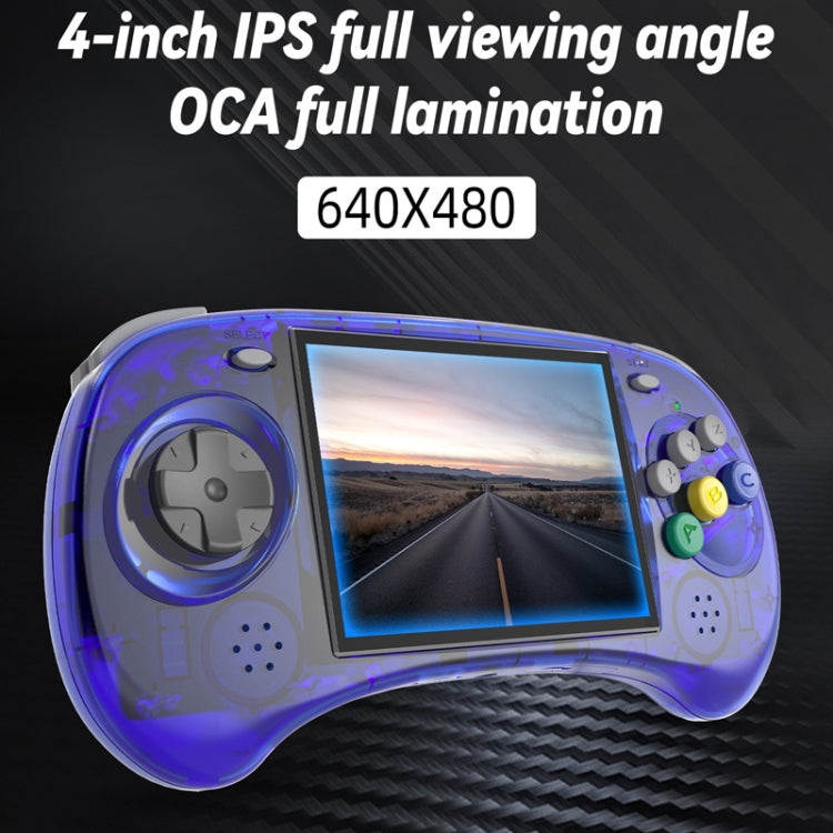 ANBERNIC RG ARC-S Handheld Game Console 4-Inch IPS Screen Linux System Portable Video Arcade 128G(Transparent Black) - free shipping - PMC Jewellery - Order now!