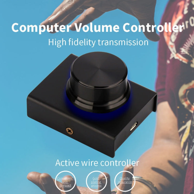 PC Computer Peripherals Mini Switch Wired Volume Adjuster(Black) - USB Sound by PMC Jewellery | Online Shopping South Africa | PMC Jewellery | Buy Now Pay Later Mobicred
