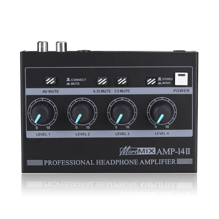 Mini HIFI 8-channel Monitoring Portable Headphone Amplifier Distributor(US Plug) -  by PMC Jewellery | Online Shopping South Africa | PMC Jewellery | Buy Now Pay Later Mobicred