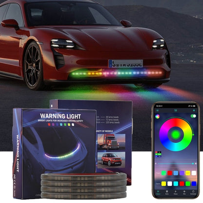 Car Phantom Daytime Running Lights LED Streamer Warning Turning Lights, Length: A15-150cm APP Model - Running Lights by PMC Jewellery | Online Shopping South Africa | PMC Jewellery | Buy Now Pay Later Mobicred