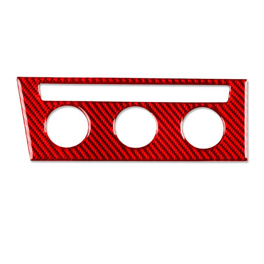 For Volkswagen Sagitar 2019-2023 A Model Left-Hand Drive Central Control Air Conditioning Panel Sticker(Red) - Car Interior Mouldings by PMC Jewellery | Online Shopping South Africa | PMC Jewellery | Buy Now Pay Later Mobicred