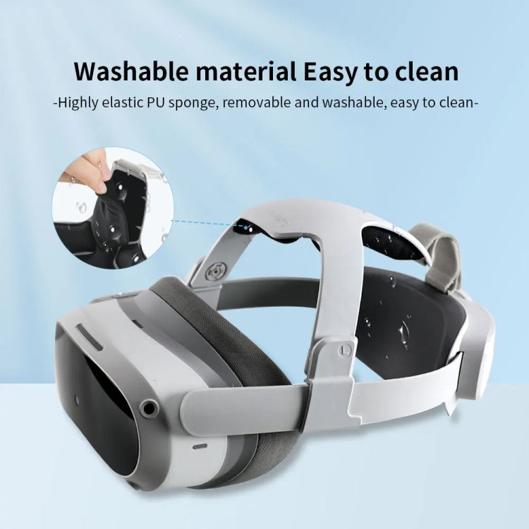 For PICO 4 Hibloks Pressure-free Headband High Elastic PU Headstrap VR Accessories - VR Accessories by hibloks | Online Shopping South Africa | PMC TechLife | Buy Now Pay Later Mobicred