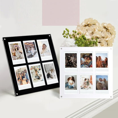 Six Palace Grid Color 3 Inch Three-Dimensional Magnet Photo Frame For Polaroids, Color: White - Photo Albums & Photo Frames by PMC Jewellery | Online Shopping South Africa | PMC Jewellery