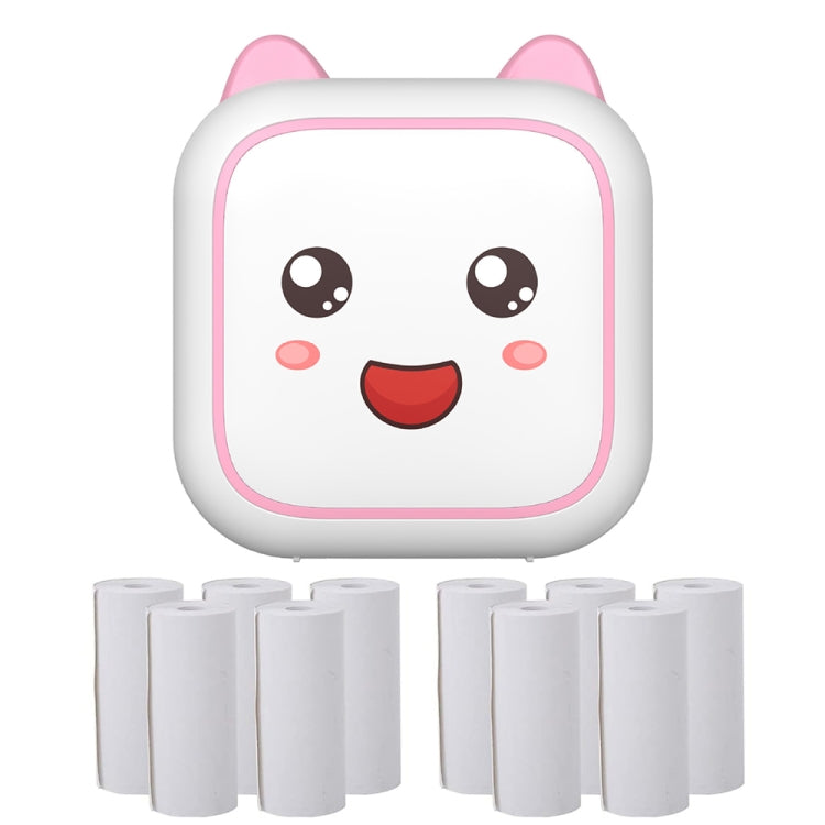C26 Mini Portable Bluetooth Photo Label Thermal Printer, Spec: Pink+10 Paper - free shipping - PMC TechLife - Order now!