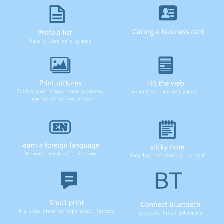 C15 Mini Student Bluetooth Inkless Photo Label Thermal Printer, Spec: Green+10 Paper - free shipping - PMC TechLife - Order now!