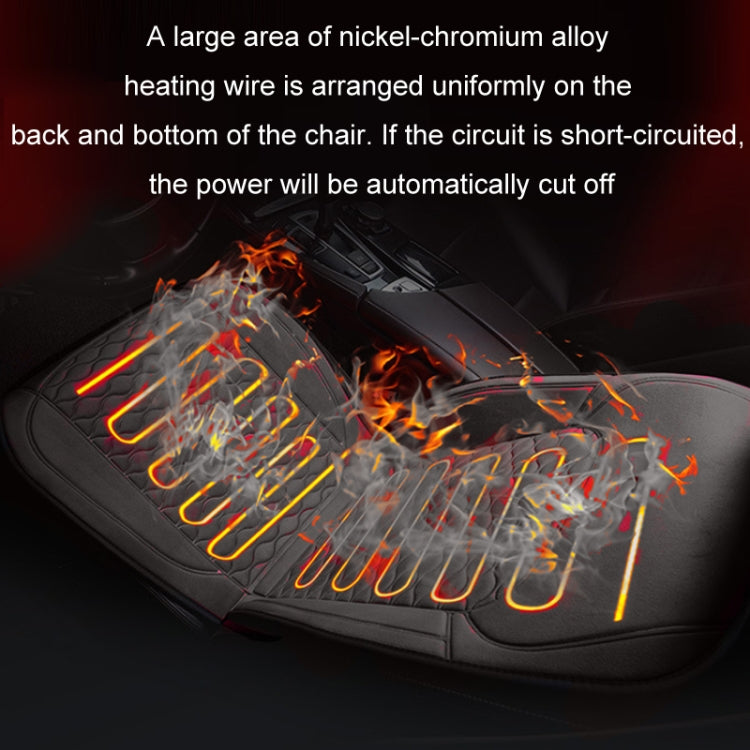 12V Car Winter Electric Heating Short Plush Seat Cushion, Color: Gray - free shipping - PMC TechLife - Order now!