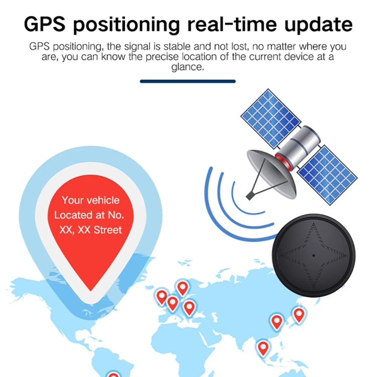 2G Wireless GPS Strong Magnetic Locator For Pets/Elderly/Children - Personal Tracker by PMC TechLife | Online Shopping South Africa | PMC TechLife