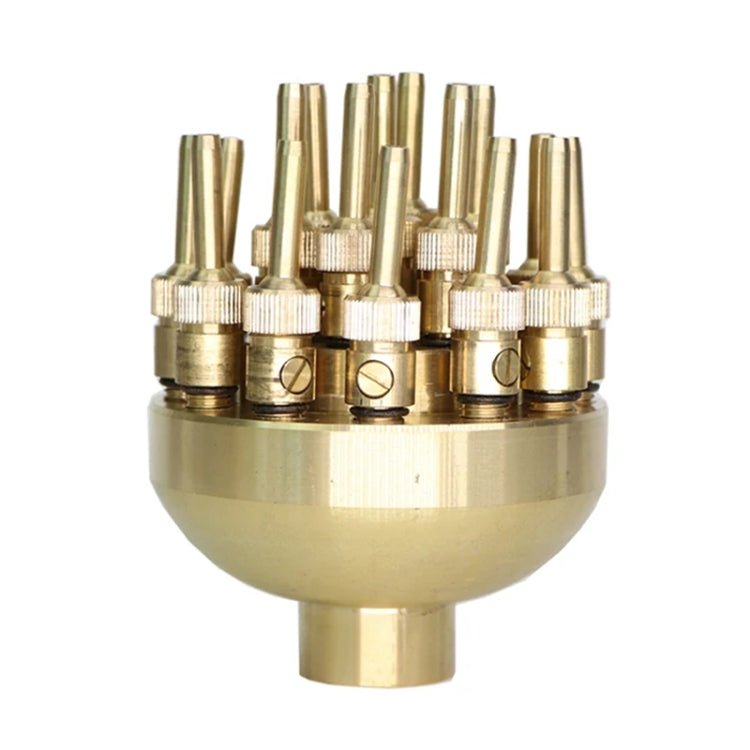DN25 1 inch Copper Adjustable 3-Layer Flower Nozzle Waterscape Layer Flower Fountain Sprinklers - Watering & Irrigation by PMc TechLife | Online Shopping South Africa | PMc TechLife | Buy Now Pay Later Mobicred