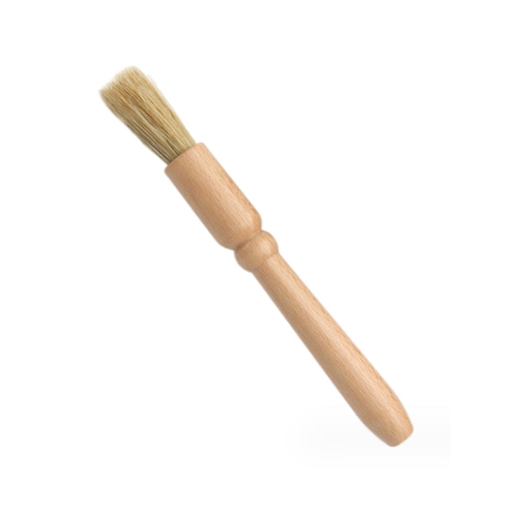 Car Interior Round Wooden Handle Air Vent Cleaning Brush(Wood Color) - Car washing supplies by PMC Jewellery | Online Shopping South Africa | PMC Jewellery | Buy Now Pay Later Mobicred