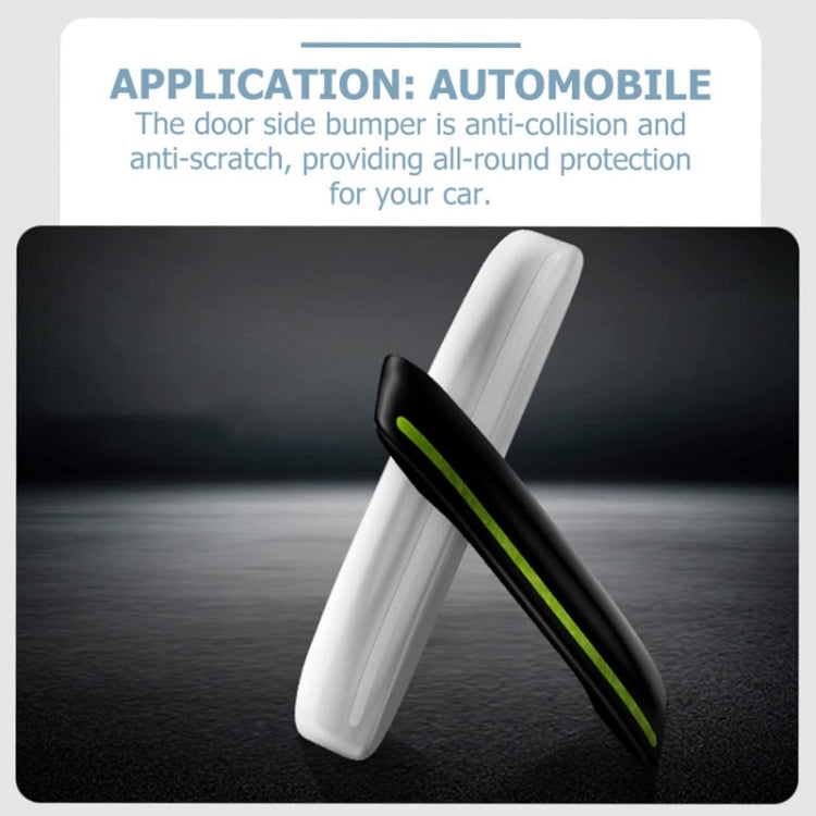 4pcs/set Car Rearview Mirror Body ABS Anti-collision Strip(Pearl White) - Anti Collision Sticker by PMC TechLife | Online Shopping South Africa | PMC TechLife | Buy Now Pay Later Mobicred