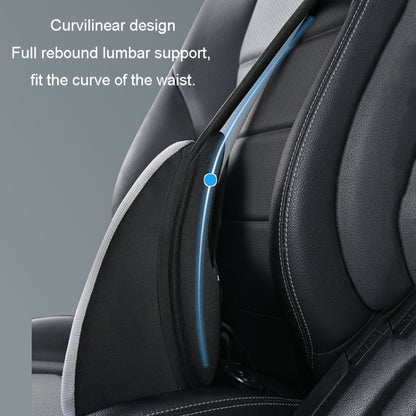 LINXICP 3 In 1 Car Seat Lumbar Cushion Summer Special Memory Foam Breathable Car Back Pad(Coffee) - Seat Accessories by LINXICP | Online Shopping South Africa | PMC Jewellery | Buy Now Pay Later Mobicred