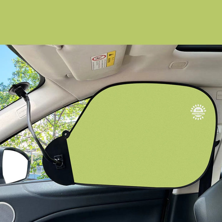 Car All Round Window Sunshade Adjustable Sunscreen Heat Insulation Sun Shade(Fresh Green) - Sound & Heat Insulation Cotton by PMC Jewellery | Online Shopping South Africa | PMC Jewellery | Buy Now Pay Later Mobicred