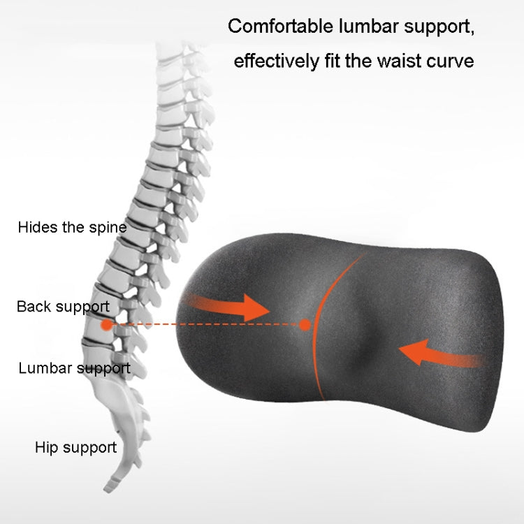 Car Cushion Driving Seat Cervical Support Backrest Pillow, Style: Headrest + Waist Pad Black - Seat Accessories by PMC TechLife | Online Shopping South Africa | PMC TechLife | Buy Now Pay Later Mobicred
