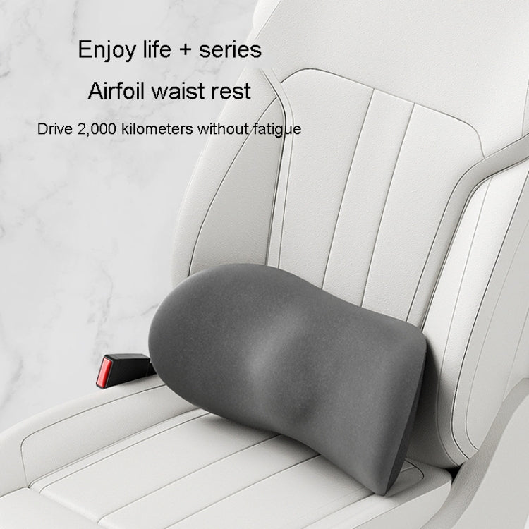 Car Cushion Driving Seat Cervical Support Backrest Pillow, Style: Waist Pad Gray - Seat Accessories by PMC TechLife | Online Shopping South Africa | PMC TechLife | Buy Now Pay Later Mobicred