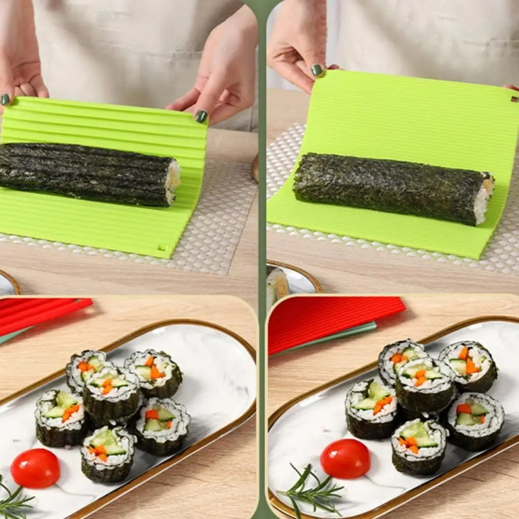 Silicone Sushi Curtain Hand Roll Mold Double-sided Kimbap Tool(Green) - Gadgets by PMC Jewellery | Online Shopping South Africa | PMC Jewellery