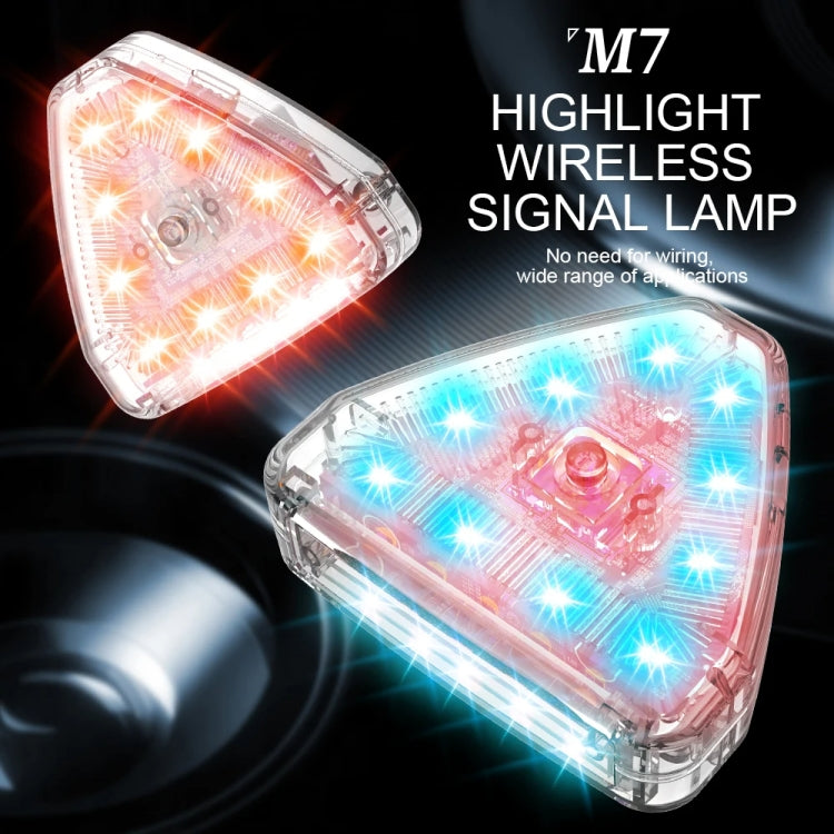 M7 Motorcycle Flashing Light Waterproof Long Duration Wireless Remote Control Modified Warning Lights(One Light One Remote Control) - Decorative Lights by PMC TechLife | Online Shopping South Africa | PMC TechLife | Buy Now Pay Later Mobicred