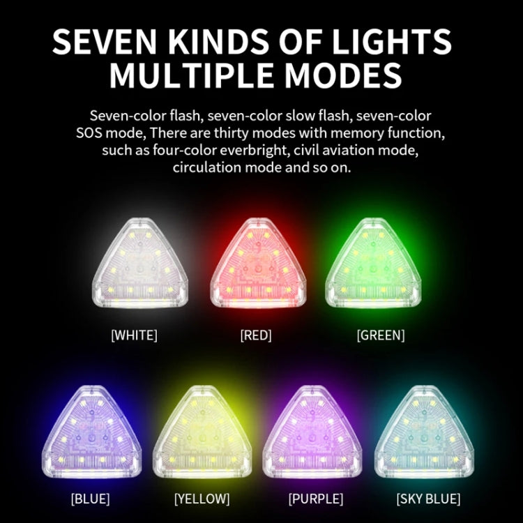 M7 Motorcycle Flashing Light Waterproof Long Duration Wireless Remote Control Modified Warning Lights(One Light One Remote Control) - Decorative Lights by PMC TechLife | Online Shopping South Africa | PMC TechLife | Buy Now Pay Later Mobicred