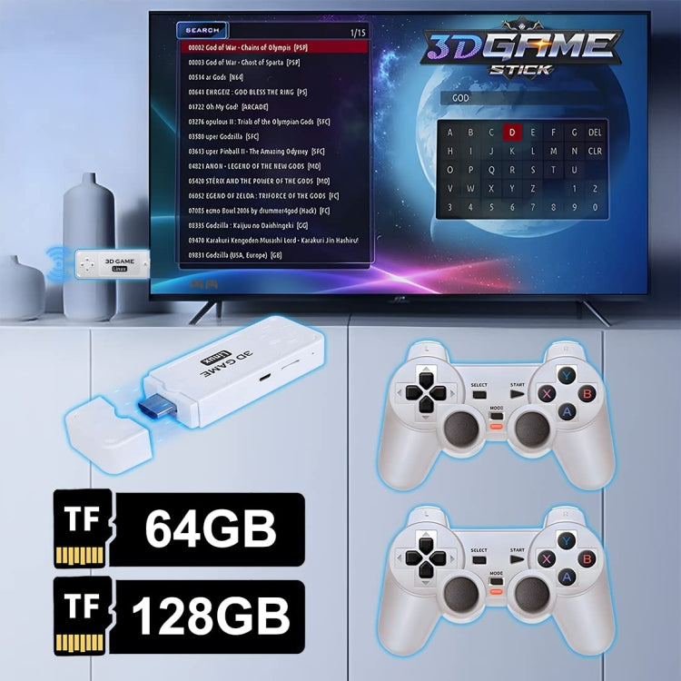 Y6 Handheld Game Console 2.4G HD 4K Wireless Portable Linux Video Game Stick, Style: 64G 9000+ Games - Pocket Console by PMC Jewellery | Online Shopping South Africa | PMC Jewellery | Buy Now Pay Later Mobicred