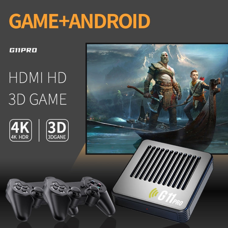 G11 PRO Game Machine TV Box Dual System HDMI HD 4K Retro Arcade, Style: 128G 40,000+ Games - Pocket Console by PMC Jewellery | Online Shopping South Africa | PMC Jewellery | Buy Now Pay Later Mobicred