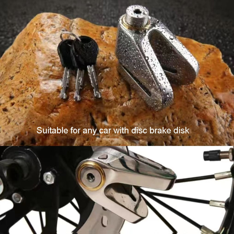Electrical Vehicle Triangle Disc Brake Lock Universal Alloy Steel Anti-Theft Lock Scooter Padlock(Black) - Theft Protection by PMC TechLife | Online Shopping South Africa | PMC TechLife | Buy Now Pay Later Mobicred