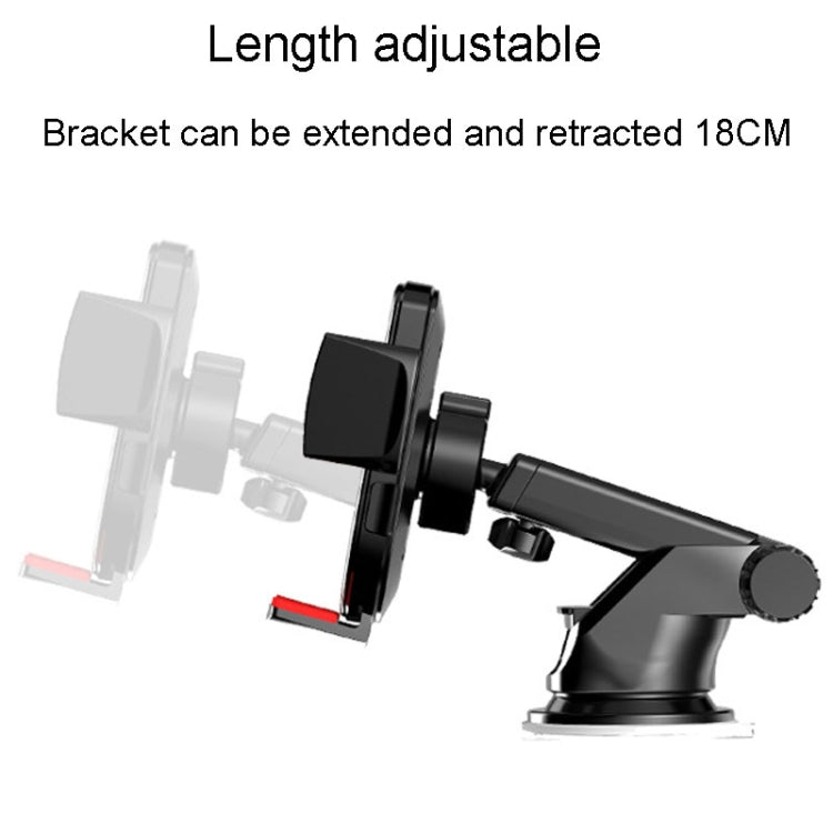 2 In 1 Car Cell Phone Telescopic Holder Universal Automobile Navigation Bracket(Blue) - Car Holders by PMC TechLife | Online Shopping South Africa | PMC TechLife | Buy Now Pay Later Mobicred