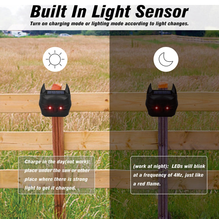 MS-216 Solar Red Light Burst Flash Mouse Repeller Ultrasonic Animal Repeller - Outdoor Insect Repellent by PMC TechLife | Online Shopping South Africa | PMC TechLife | Buy Now Pay Later Mobicred