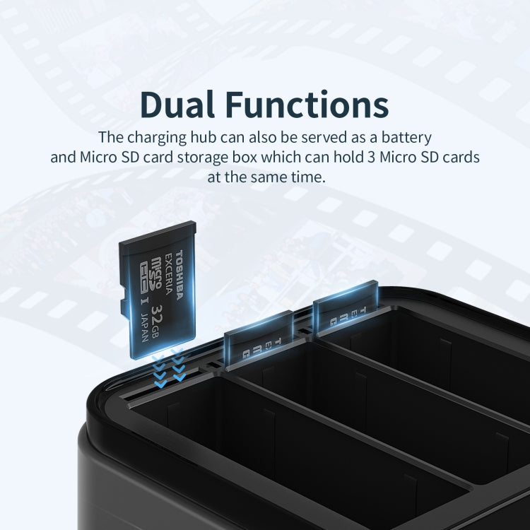 For Insta360 Ace Pro / Ace aMagisn 3 Slots Battery Charger Charging Hub - Others by aMagisn | Online Shopping South Africa | PMC TechLife | Buy Now Pay Later Mobicred