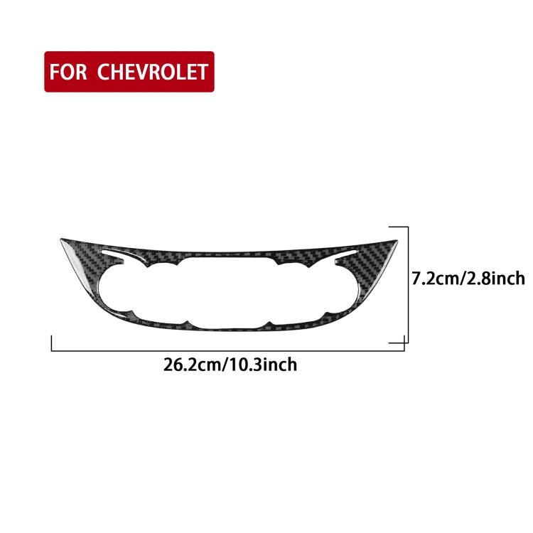 For Chevrolet Malibu 2016-2022 C Model Universal Central Control Knob Panel Sticker(Black) - Car Interior Mouldings by PMc TechLife | Online Shopping South Africa | PMc TechLife | Buy Now Pay Later Mobicred