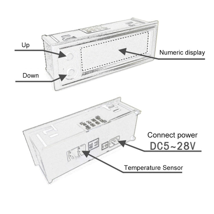 5V/12V WIFI Network Automatic Time Synchronization Digital Electronic Clock Module, Color: Blue - Clocks & Car Meters by PMC TechLife | Online Shopping South Africa | PMC TechLife | Buy Now Pay Later Mobicred