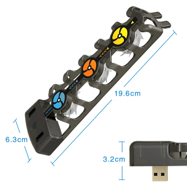HHC-P5032 For PS5 Host Cooling Fan Hollow Cooling Heat Sink Multi-Color LED Light Three-Speed Cooling Fan Accessories - Others by PMC Jewellery | Online Shopping South Africa | PMC Jewellery | Buy Now Pay Later Mobicred