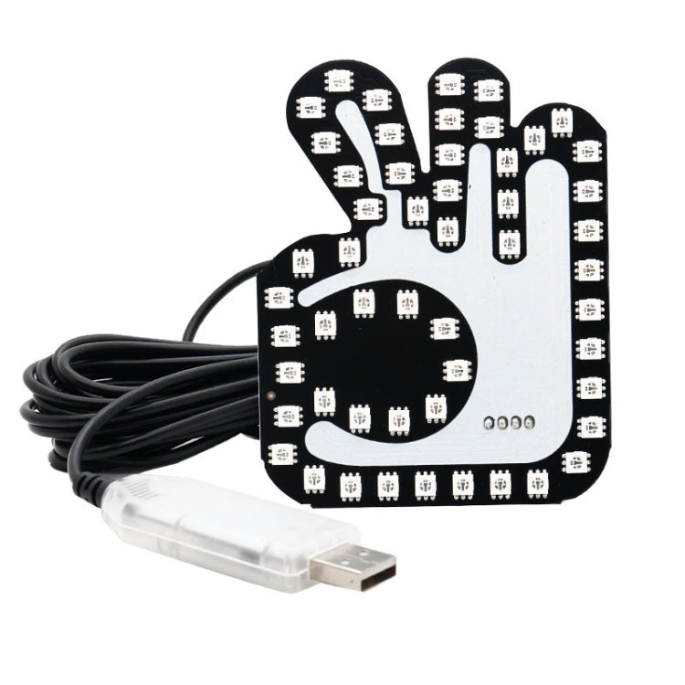 Car Interactive Finger Light Multi-function Warning Anti-rear Collision Light(OK) - free shipping - PMC TechLife - Order now!