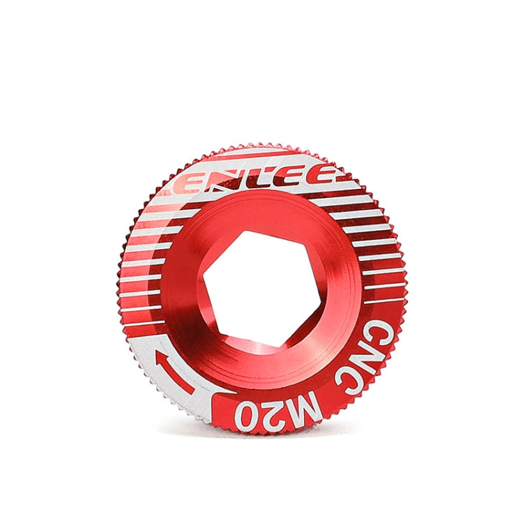 ENLEE M20 Aluminum Crank Cover For Bicycle Discs For IXF Crank Accessories(Red) - Others by ENLEE | Online Shopping South Africa | PMC Jewellery