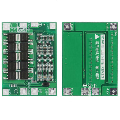 3S 11.1V 12.6V 60A 18650 Li-Ion Battery Charger Protection Board(Enhanced) - Sensor Module by PMC Jewellery | Online Shopping South Africa | PMC Jewellery