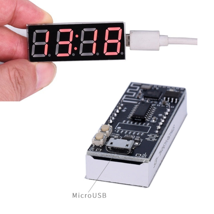 Online Version USB Electronic Clock Wireless WIFI Automatic Time Clock Module(Random Color Delivery) - free shipping - PMC TechLife - Order now!