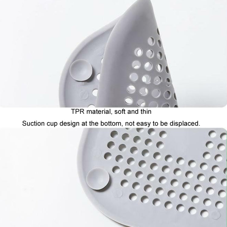 Floor Drain Pad With Suction Pad Kitchen Bathroom Anti Clogging Hair Strainer Sewer Floor Drain Plugs(Grey) - Filters by PMC Jewellery | Online Shopping South Africa | PMC Jewellery