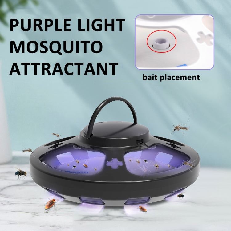 Flea Fly Mosquito Trap Cockroach House with Warm And Purple Light(Black) - Traps by PMC TechLife | Online Shopping South Africa | PMC TechLife | Buy Now Pay Later Mobicred