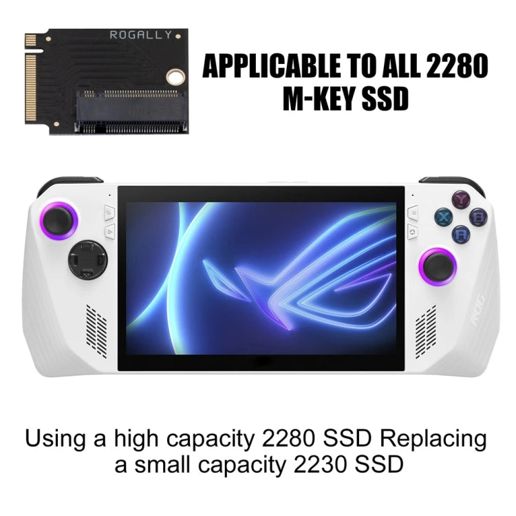 For ASUS Rog Ally Modified M2 Hard Drive PCIE4.0 Riser Card, Spec: Short - Add-on Cards by PMc TechLife | Online Shopping South Africa | PMc TechLife | Buy Now Pay Later Mobicred