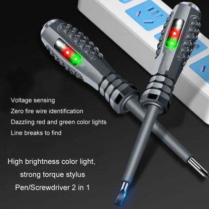 High Torque High Bright Electrician Tester Smart Test Breakpoint Specific Screwdriver(Phillips) - Voltage Detector by PMC Jewellery | Online Shopping South Africa | PMC Jewellery