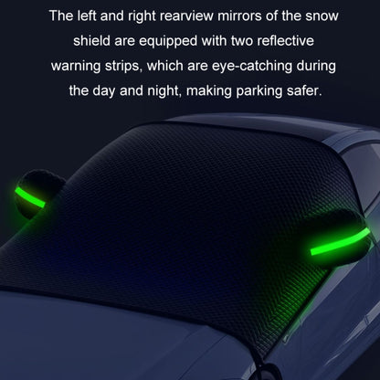 Car Front Windshield Snow and Anti-freeze Thickened Car Cover, Size: Black Red Sedan - Window Foils & Solar Protection by PMC Jewellery | Online Shopping South Africa | PMC Jewellery | Buy Now Pay Later Mobicred