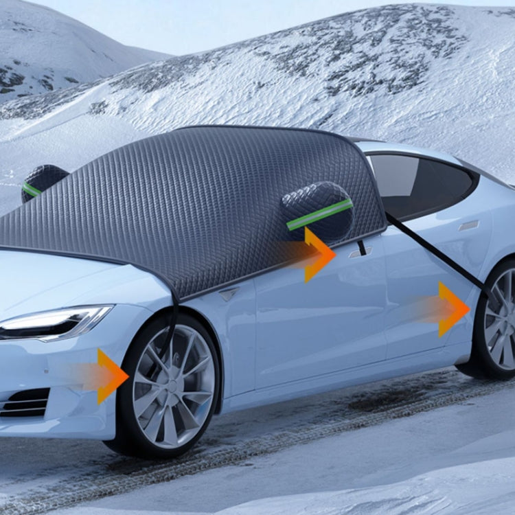 Car Front Windshield Snow and Anti-freeze Thickened Car Cover, Size: Black SUV - Window Foils & Solar Protection by PMC TechLife | Online Shopping South Africa | PMC TechLife | Buy Now Pay Later Mobicred