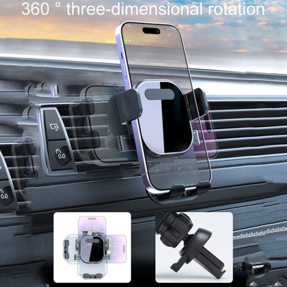 Automotive Navigation Bracket Car Air Vent Phone Fixed Support Clip, Style: Texture Model - Car Holders by PMC Jewellery | Online Shopping South Africa | PMC Jewellery | Buy Now Pay Later Mobicred