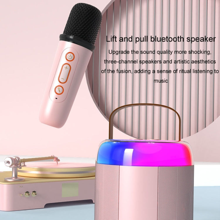 Home Portable Bluetooth Speaker Small Outdoor Karaoke Audio, Color: Y2 Black(Monocular wheat) - Microphone by PMC TechLife | Online Shopping South Africa | PMC TechLife | Buy Now Pay Later Mobicred