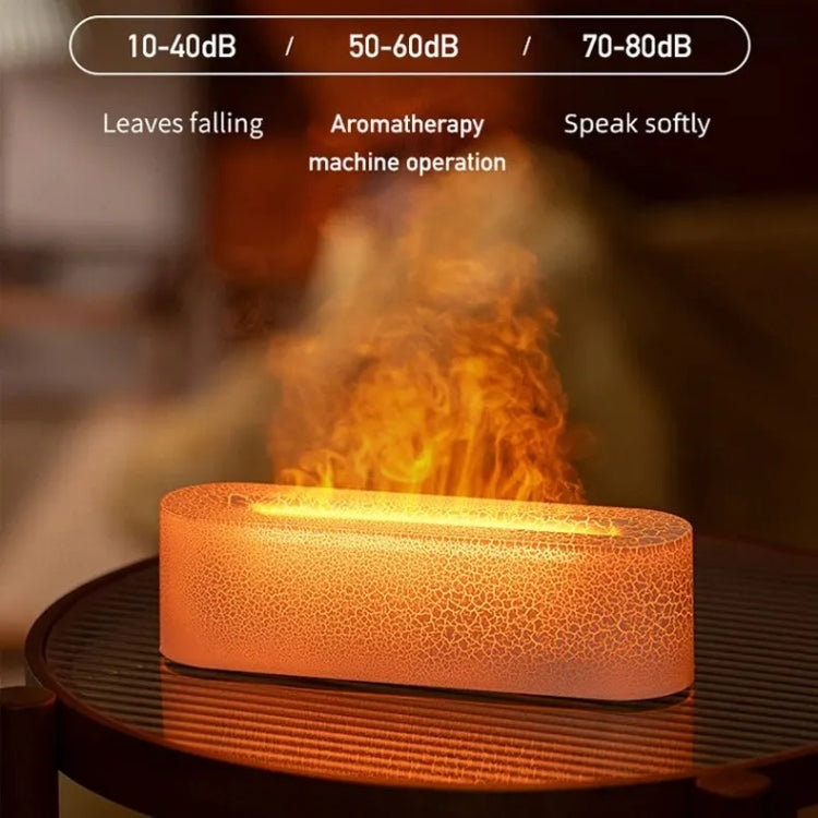 Lava Flame Aromatherapy Machine Air Atomizing Humidifier With Colorful Light, Model: DQ709 PRO  Black - free shipping - PMC TechLife - Order now!