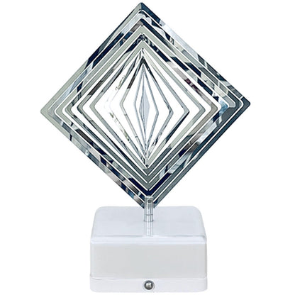 16 Colors 3D Rotating Bedside Lamp Night Light LED Rechargeable Ambient Light Decorative Ornament, Style: Diamond - Night Lights by PMC Jewellery | Online Shopping South Africa | PMC Jewellery | Buy Now Pay Later Mobicred