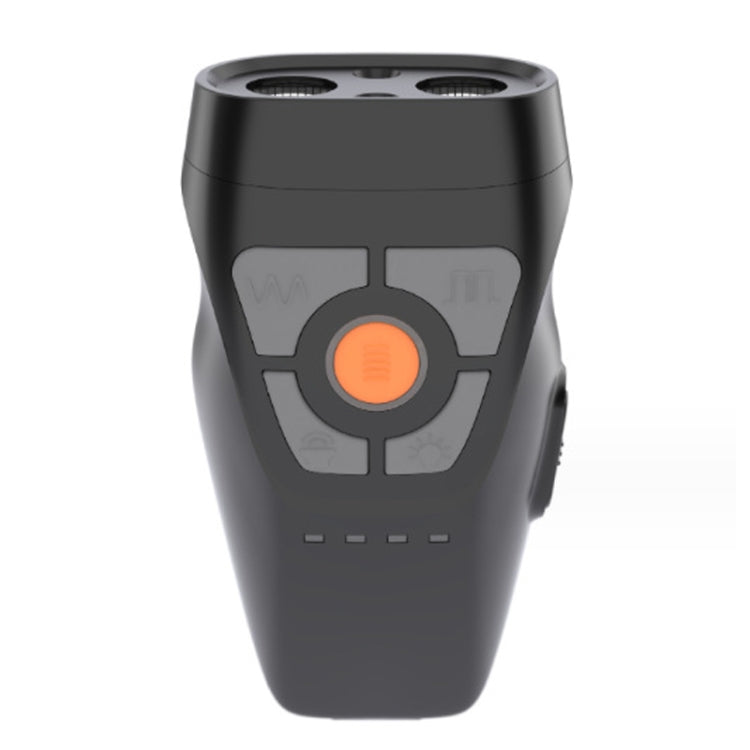 Dual Ultrasonic Repeller Pet Stop Barker With Mobile Power Supply Flashing Lighting Horn Function(Black) - Training Aids by PMC TechLife | Online Shopping South Africa | PMC TechLife | Buy Now Pay Later Mobicred