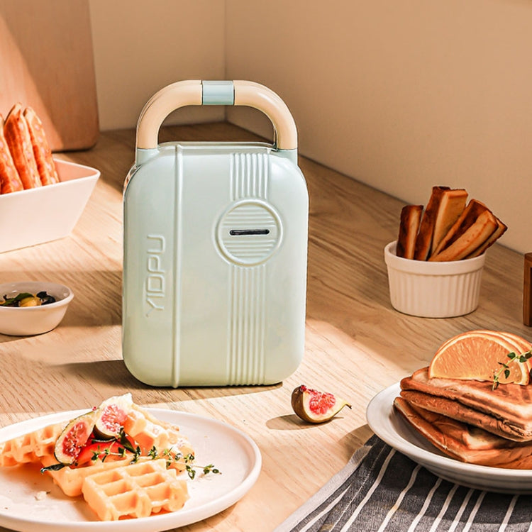 2 In 1 YIDPU Multifunctional Family Breakfast Maker Light Diet Sandwich Waffle Baker, CN Plug(Green) - free shipping - PMC TechLife - Order now!